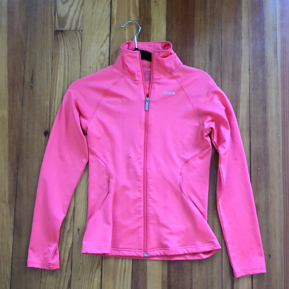 Reebok Performance Zip Up - peach color